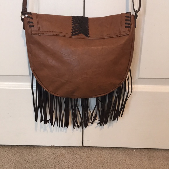 Aldo brown crossbody bag with fringe - Picture 2 of 4